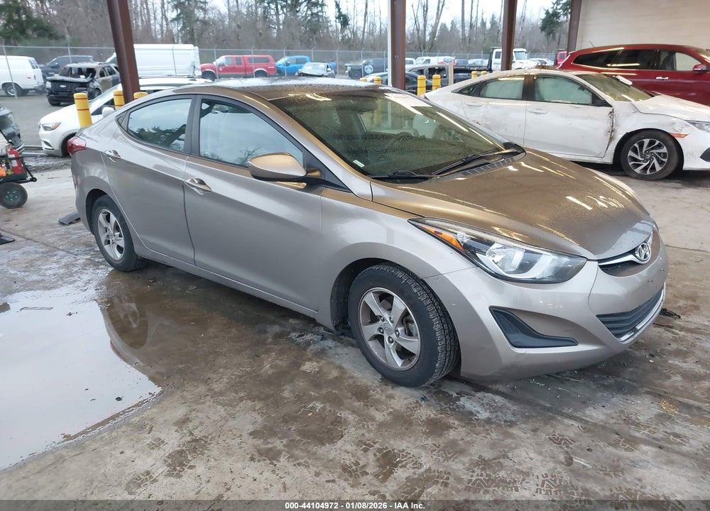 2014 HYUNDAI ELANTRA SE VIN: 5NPDH4AE6EH465727