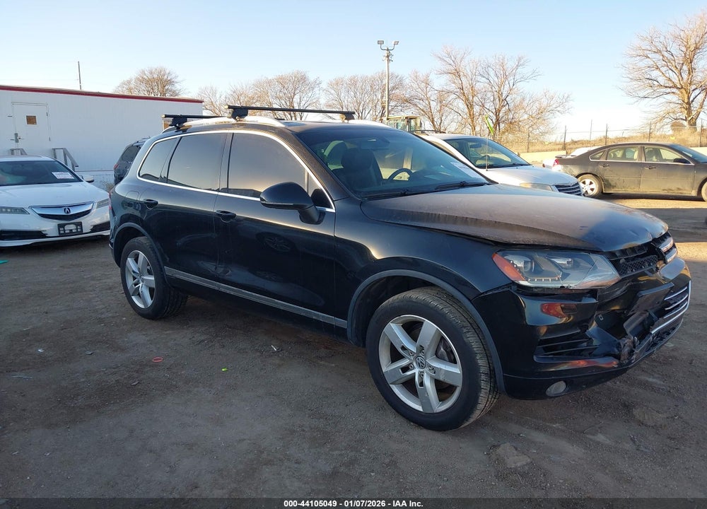 2012 VOLKSWAGEN TOUAREG VR6 LUX VIN: WVGFF9BP8CD000702
