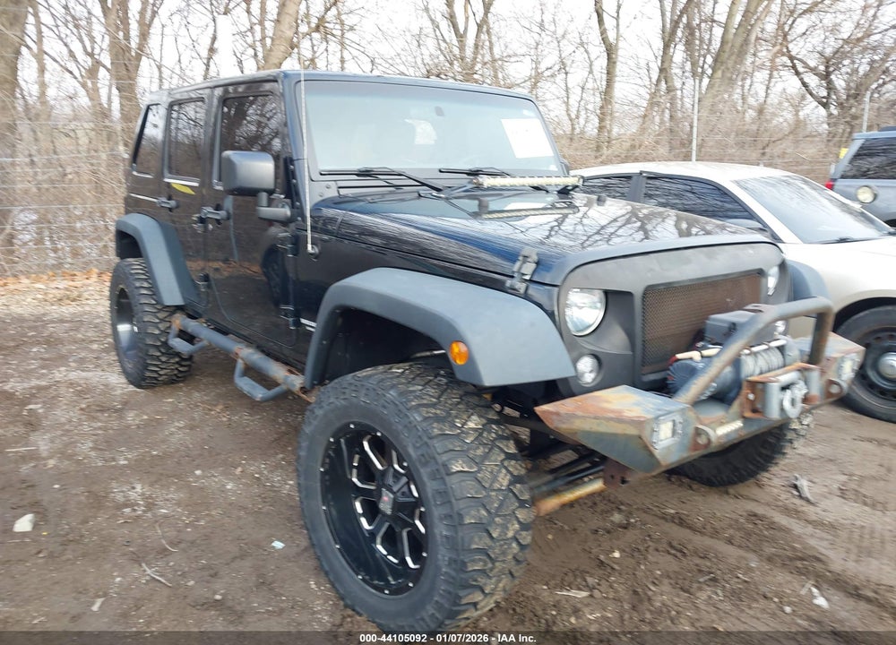 2016 JEEP WRANGLER UNLIMITED SPORT VIN: 1C4BJWDG4GL348487