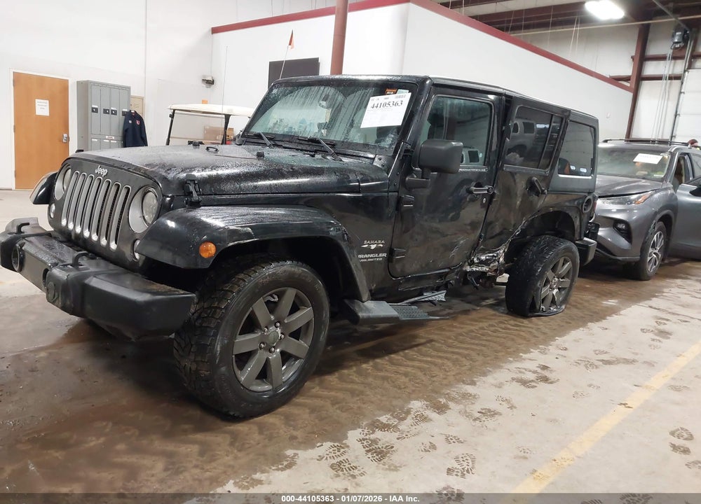 2016 JEEP WRANGLER UNLIMITED SAHARA VIN: 1C4BJWEG5GL290467