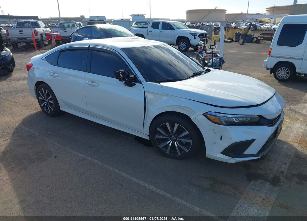 2022 HONDA CIVIC EX VIN: 2HGFE1F75NH325477