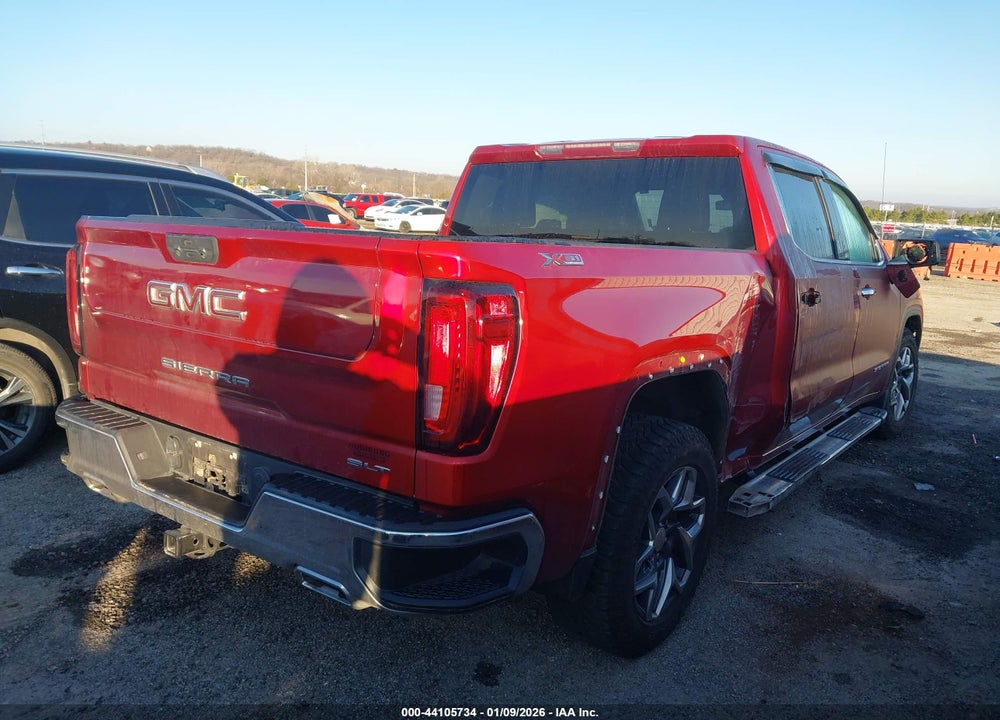 2022 GMC SIERRA 1500 4WD  SHORT BOX SLT VIN: 3GTUUDED8NG618565