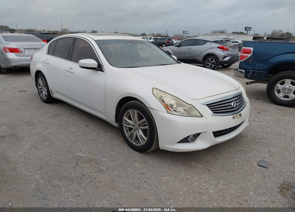 2012 INFINITI G25 JOURNEY VIN: JN1DV6AP4CM700394