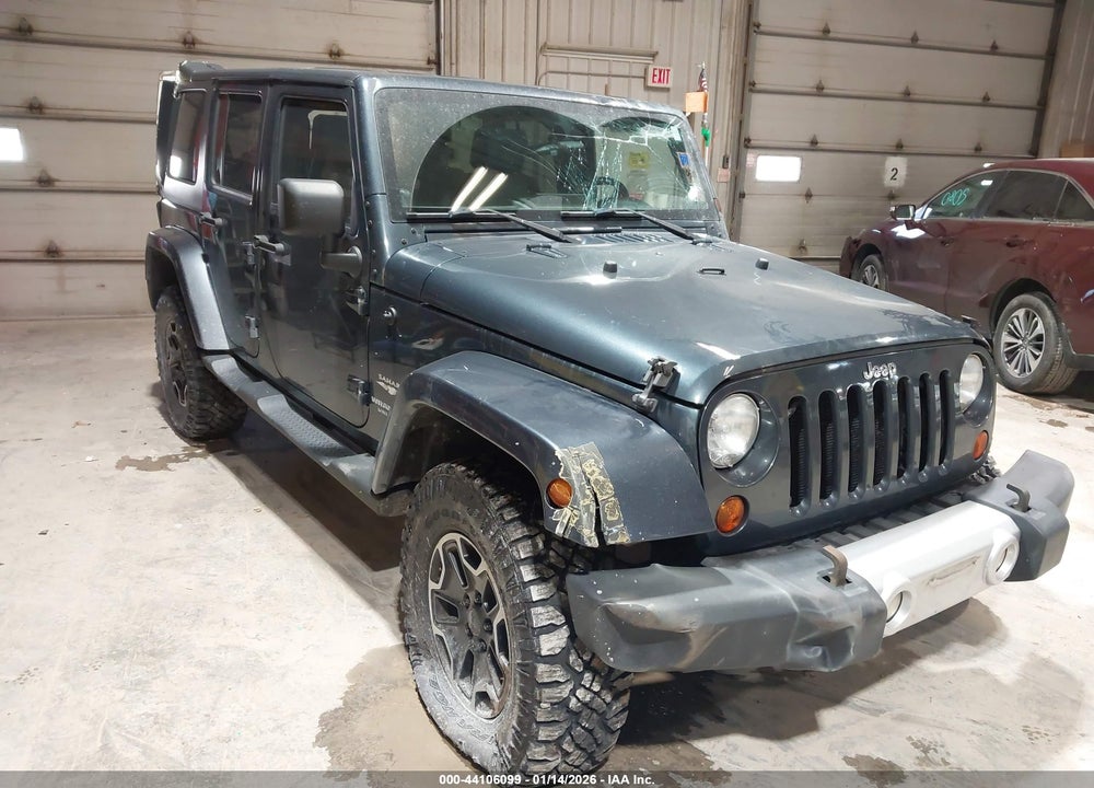 2008 JEEP WRANGLER UNLIMITED SAHARA VIN: 1J4GA59148L599686