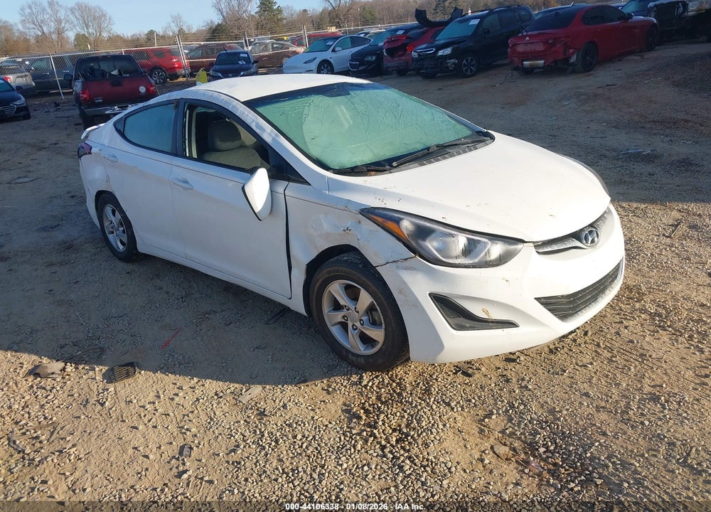 2014 HYUNDAI ELANTRA SE VIN: 5NPDH4AE6EH524274