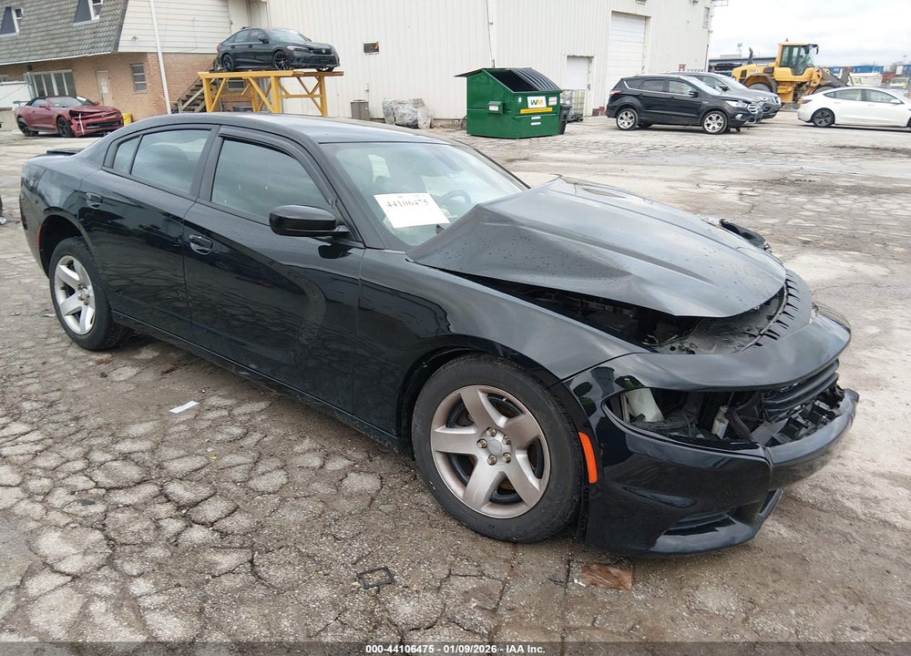 2015 DODGE CHARGER POLICE VIN: 2C3CDXATXFH785459
