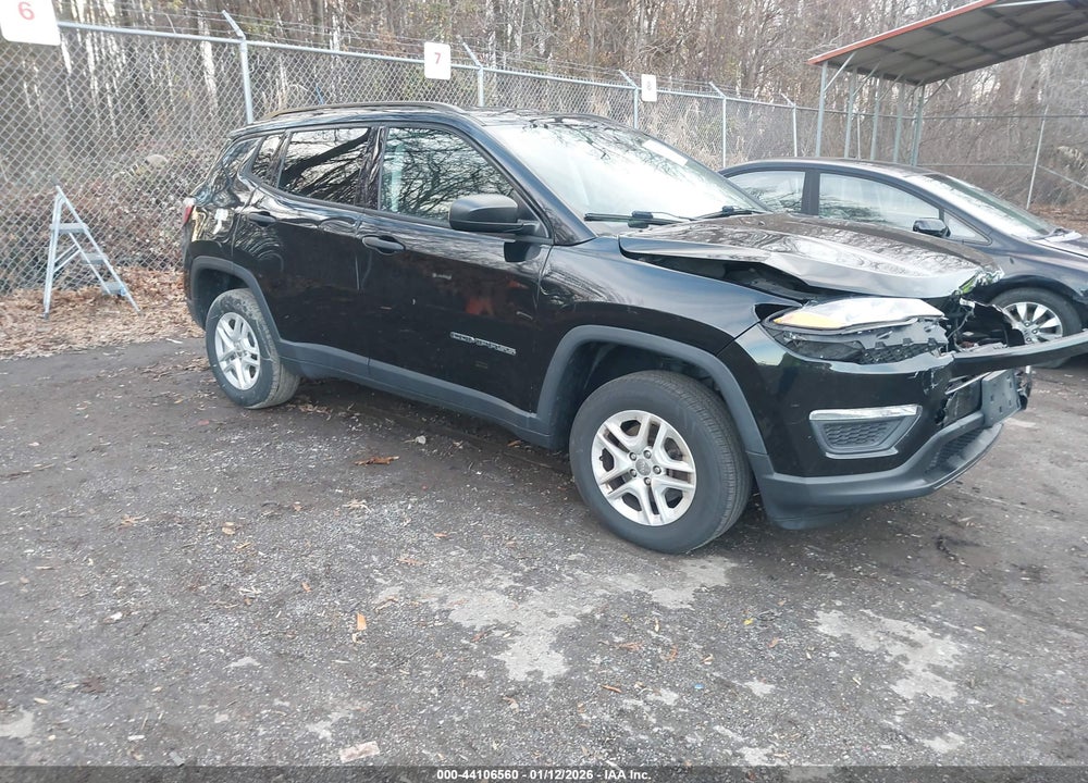 2018 JEEP COMPASS SPORT 4X4 VIN: 3C4NJDAB5JT103865