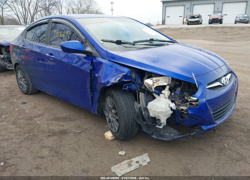 2012 HYUNDAI ACCENT GLS VIN: KMHCU4AE8CU150675