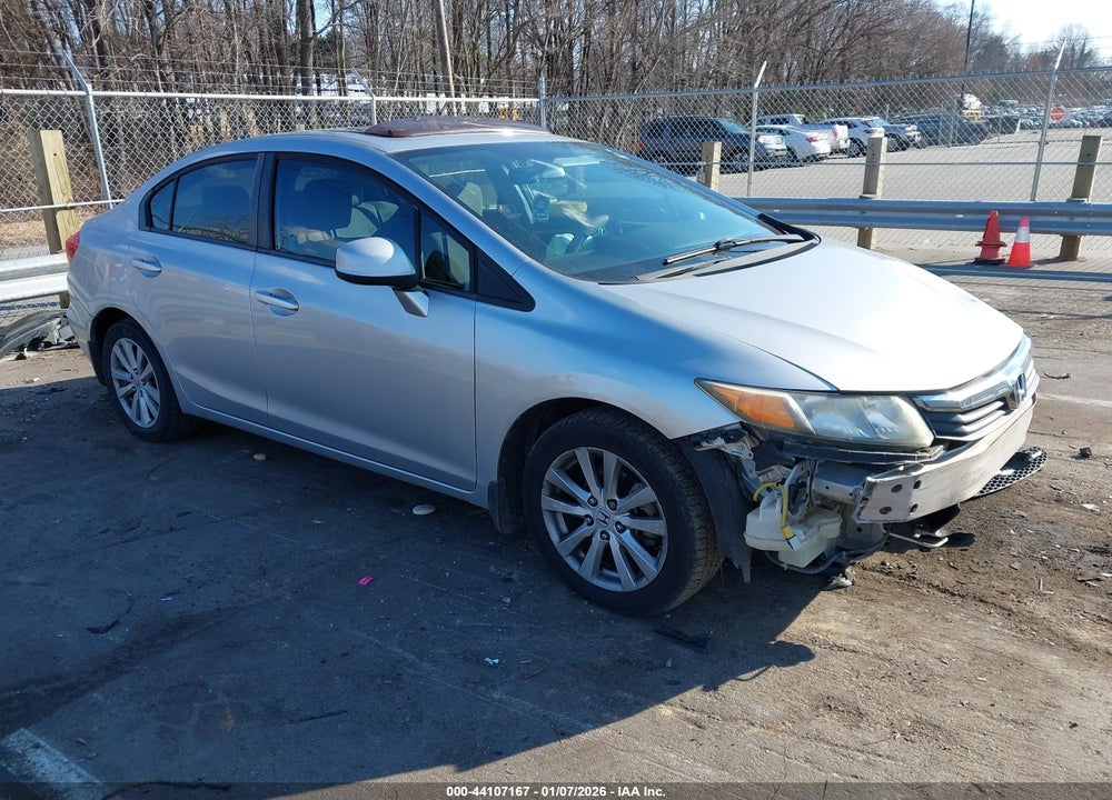 2012 HONDA CIVIC EX VIN: 19XFB2F82CE100058