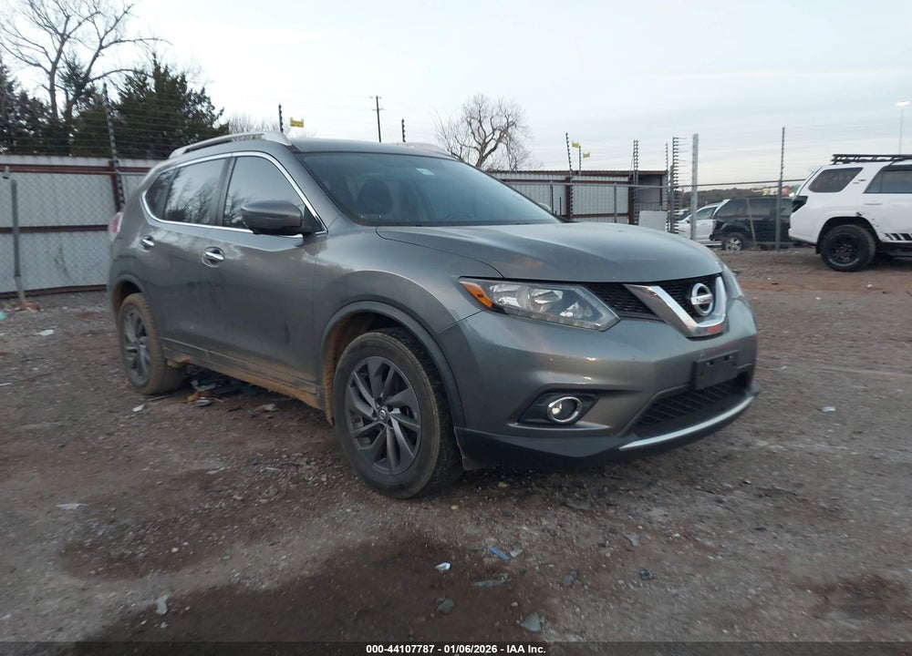 2016 NISSAN ROGUE SL VIN: JN8AT2MT9GW013238