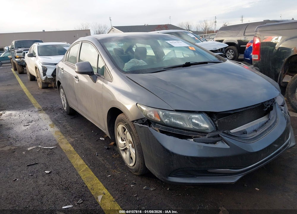 2013 HONDA CIVIC LX VIN: 19XFB2F58DE009917