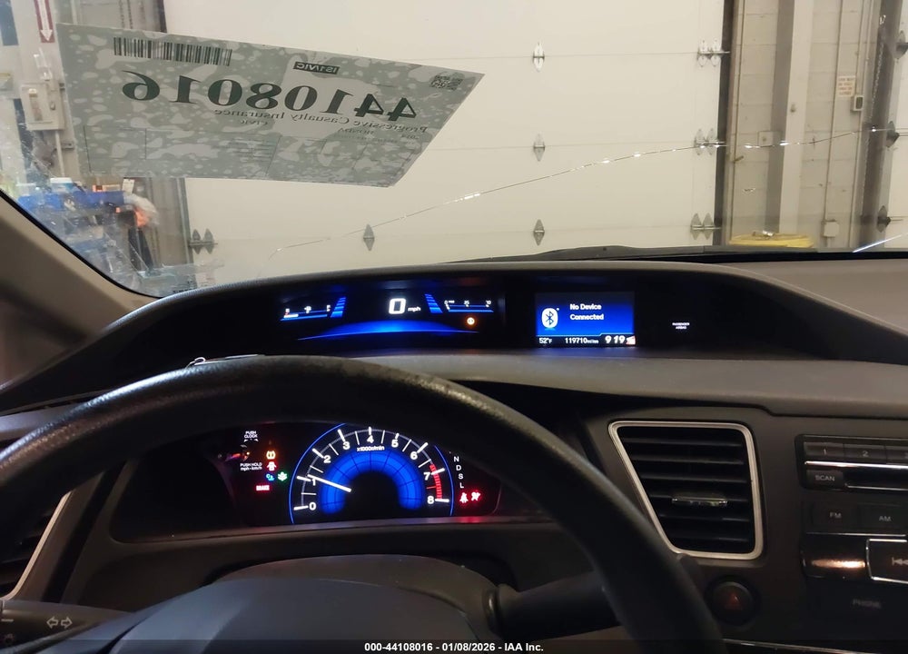 2014 HONDA CIVIC LX VIN: 19XFB2F58EE219533