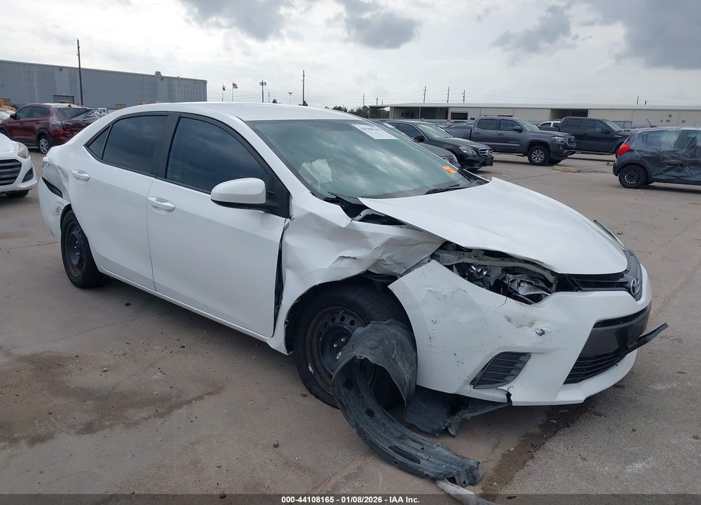 2016 TOYOTA COROLLA LE VIN: 5YFBURHE0GP426093
