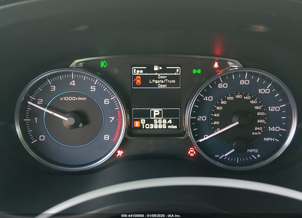 2016 SUBARU IMPREZA 2.0I LIMITED VIN: JF1GJAK65GH003626