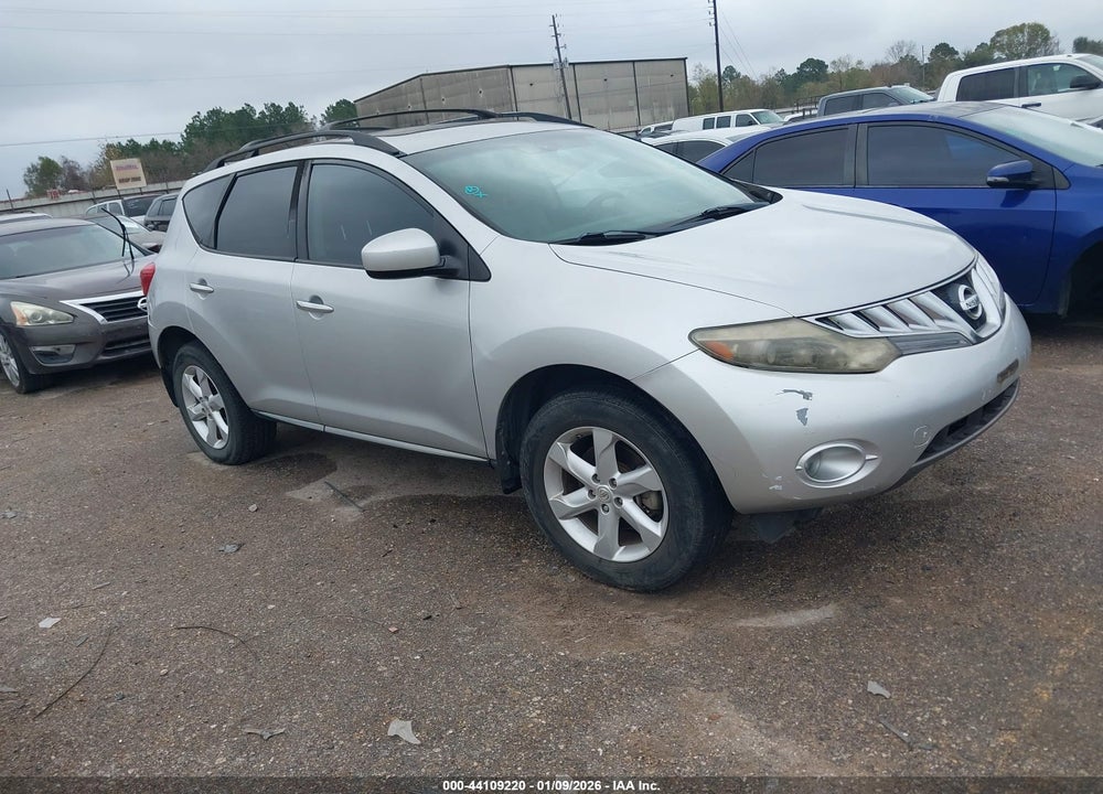 2009 NISSAN MURANO SL VIN: JN8AZ18U49W014795