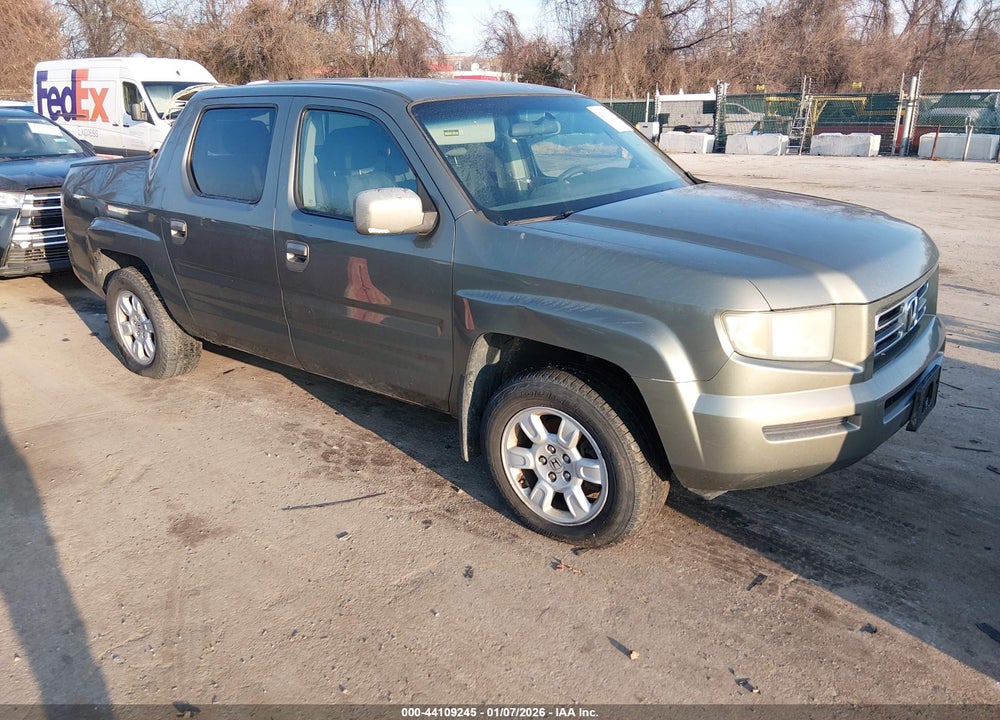 2007 HONDA RIDGELINE RTS VIN: 2HJYK16417H531030