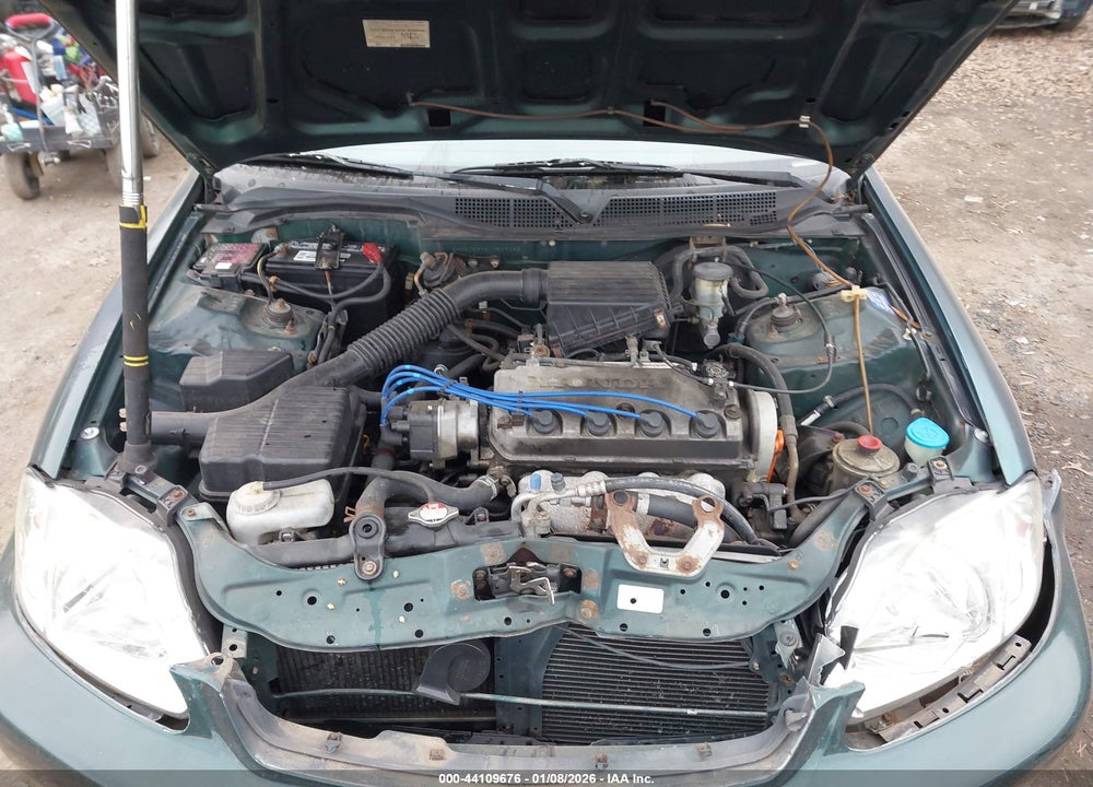 2000 HONDA CIVIC VALUE PACKAGE VIN: 2HGEJ6610YH509486