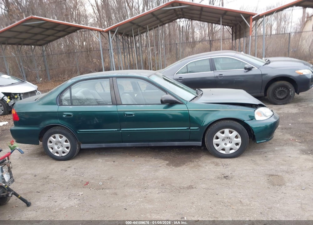 2000 HONDA CIVIC VALUE PACKAGE VIN: 2HGEJ6610YH509486