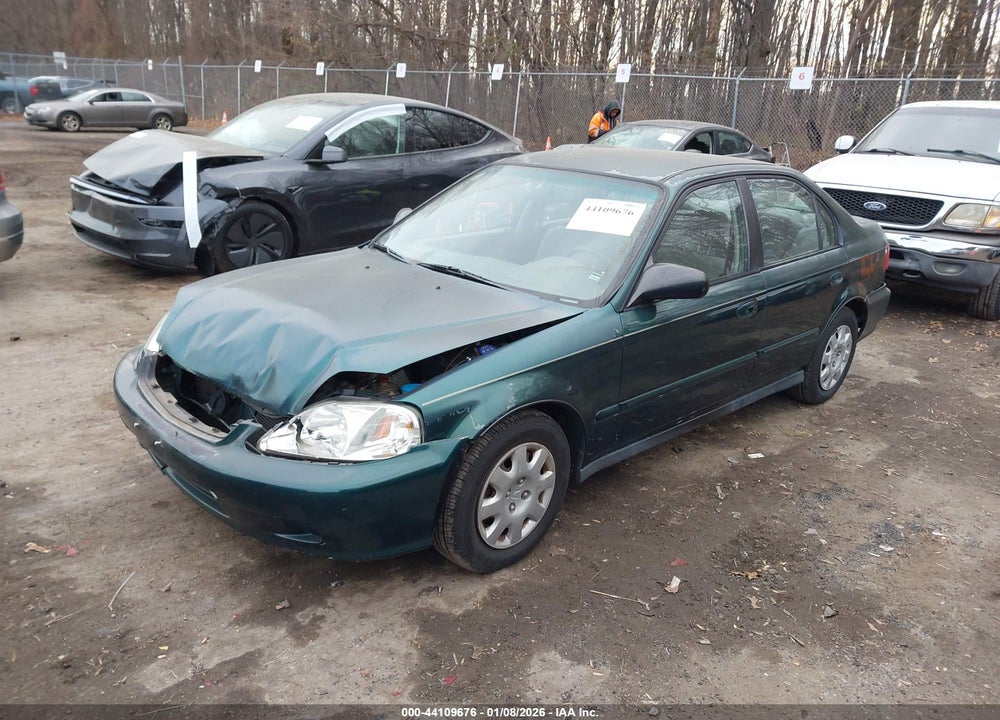 2000 HONDA CIVIC VALUE PACKAGE VIN: 2HGEJ6610YH509486