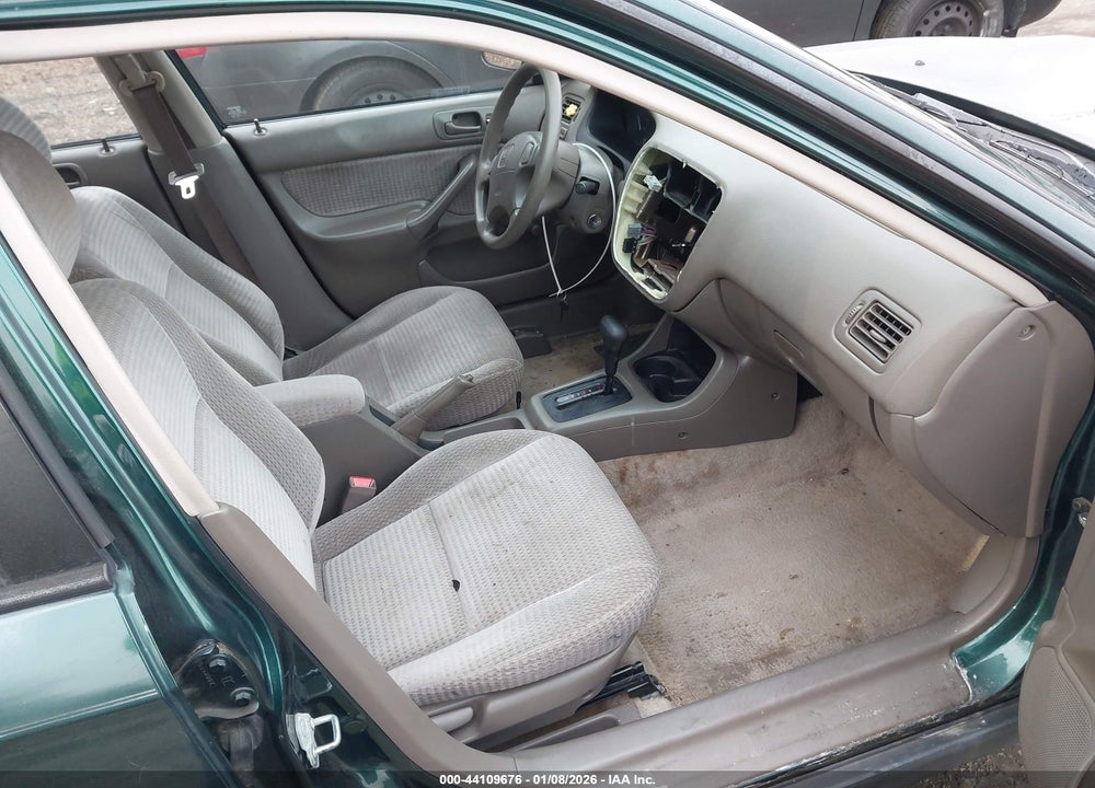 2000 HONDA CIVIC VALUE PACKAGE VIN: 2HGEJ6610YH509486