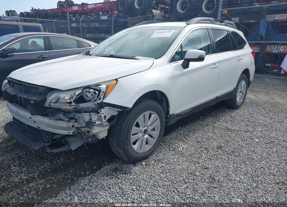 2017 SUBARU OUTBACK 2.5I PREMIUM VIN: 4S4BSAFC7H3430334