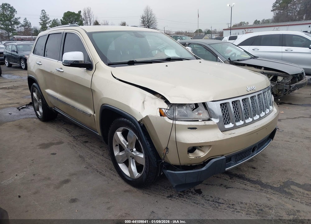 2011 JEEP GRAND CHEROKEE OVERLAND VIN: 1J4RR6GG5BC632829