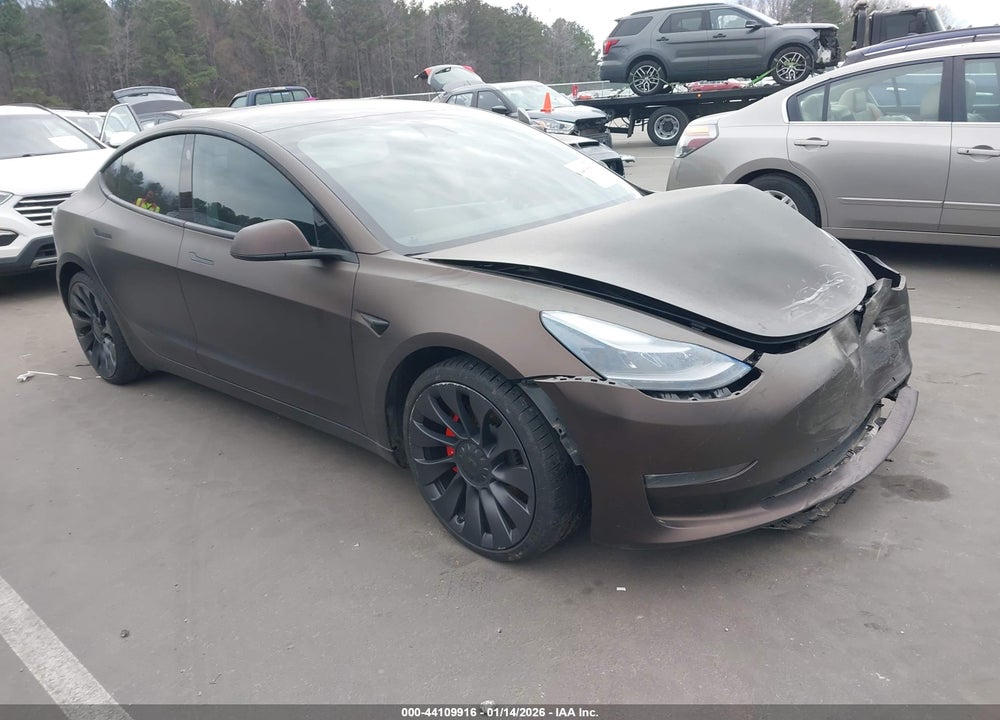 2021 TESLA MODEL 3 PERFORMANCE DUAL MOTOR ALL-WHEEL DRIVE VIN: 5YJ3E1EC1MF036990