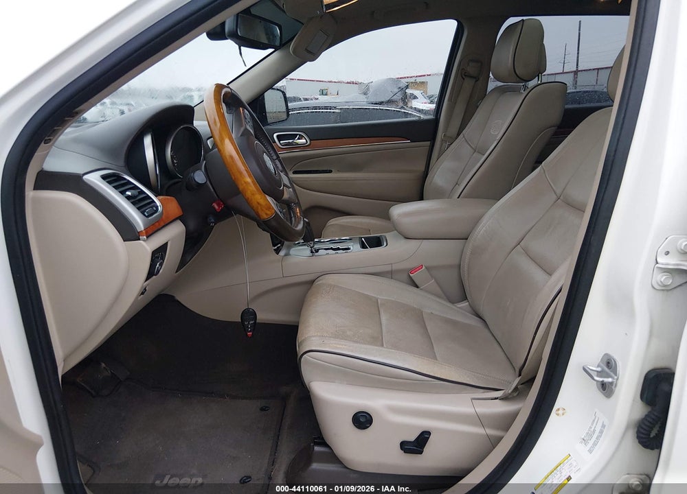 2012 JEEP GRAND CHEROKEE OVERLAND VIN: 1C4RJECG8CC162326