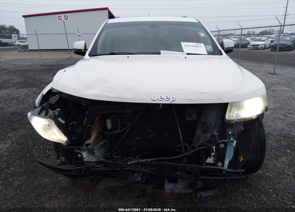 2012 JEEP GRAND CHEROKEE OVERLAND VIN: 1C4RJECG8CC162326