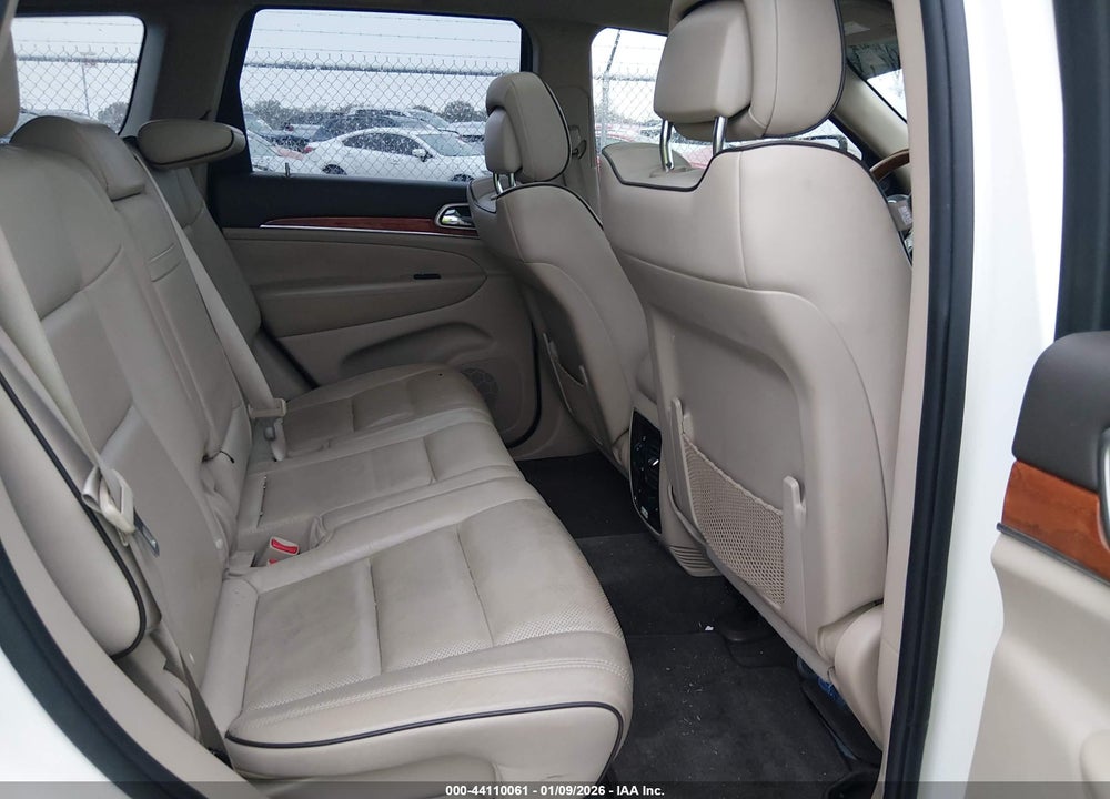 2012 JEEP GRAND CHEROKEE OVERLAND VIN: 1C4RJECG8CC162326