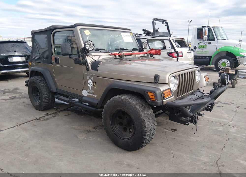 2002 JEEP WRANGLER X VIN: 1J4FA39S32P775796