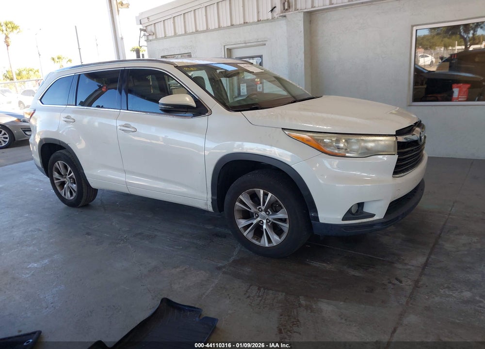 2015 TOYOTA HIGHLANDER XLE V6 VIN: 5TDKKRFH0FS112808