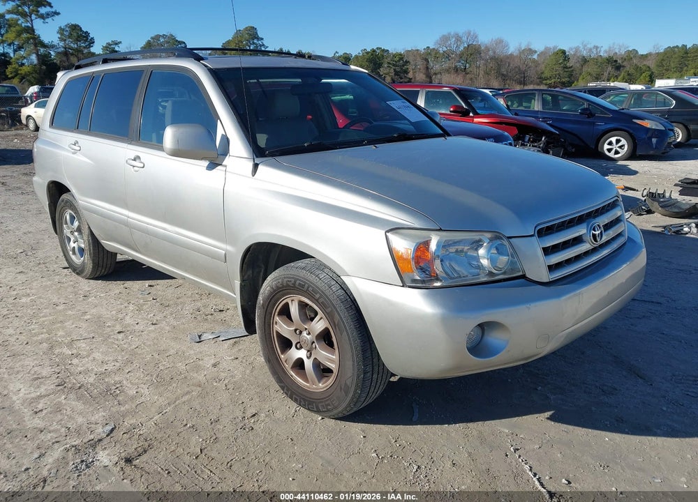 2007 TOYOTA HIGHLANDER V6 VIN: JTEGP21A370148260