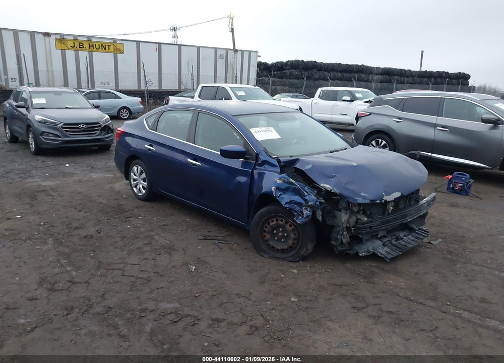 2017 NISSAN SENTRA SV VIN: 3N1AB7AP3HY360595