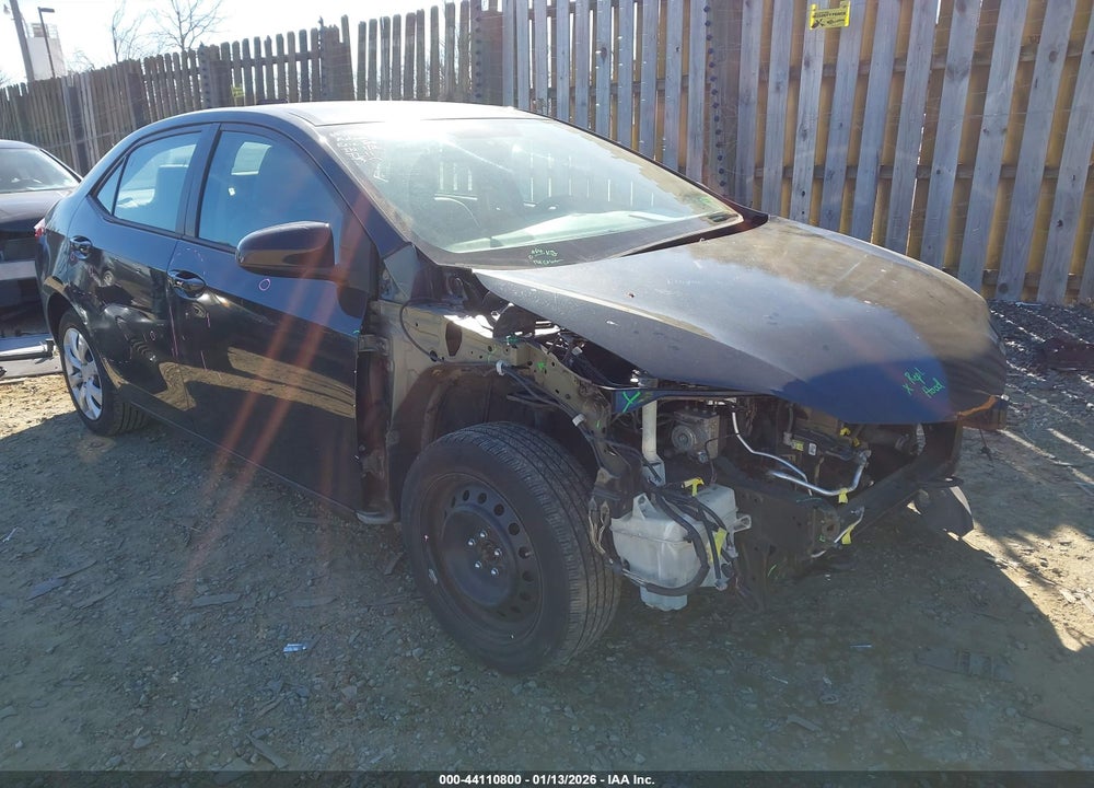 2016 TOYOTA COROLLA LE VIN: 2T1BURHE1GC709960