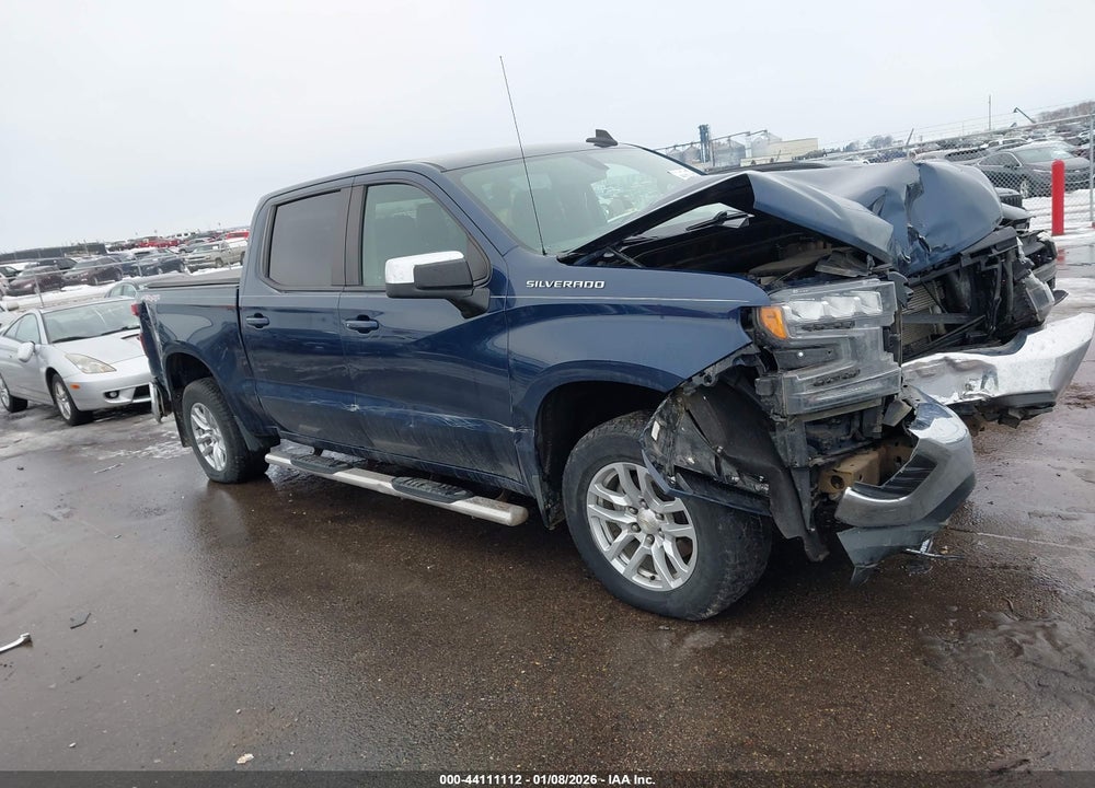 2021 CHEVROLET SILVERADO 1500 4WD  SHORT BED LT VIN: 1GCUYDED5MZ282232
