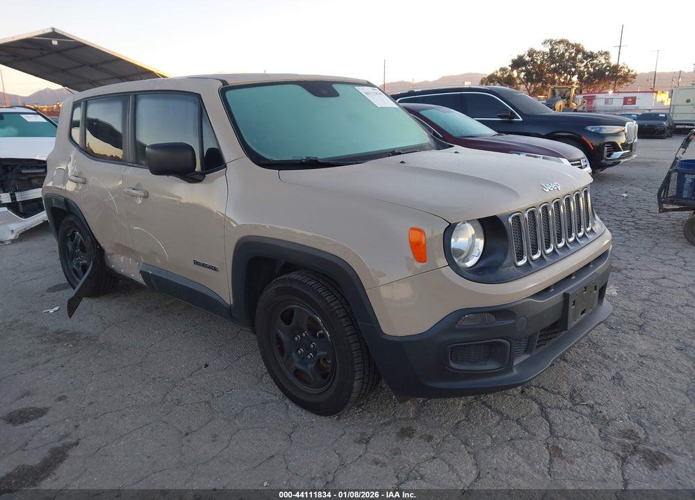 2016 JEEP RENEGADE SPORT VIN: ZACCJAAT3GPC95866