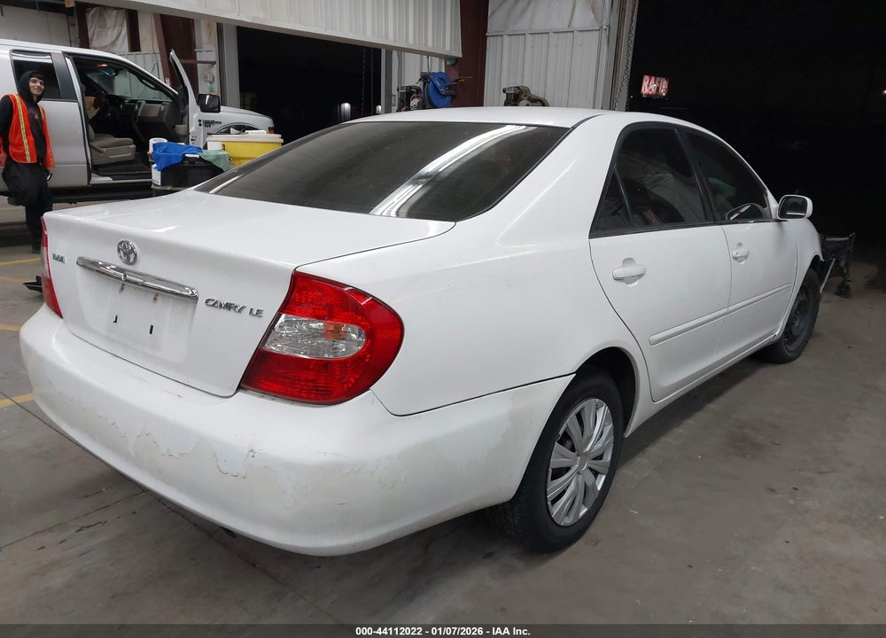 2004 TOYOTA CAMRY LE VIN: 4T1BE32KX4U288274