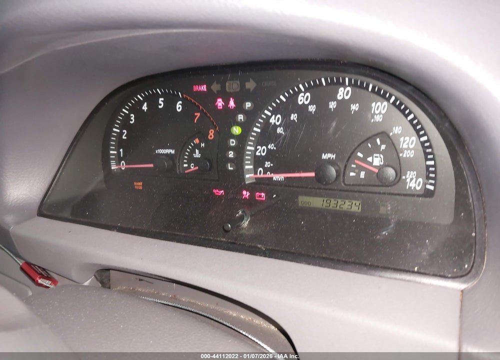 2004 TOYOTA CAMRY LE VIN: 4T1BE32KX4U288274