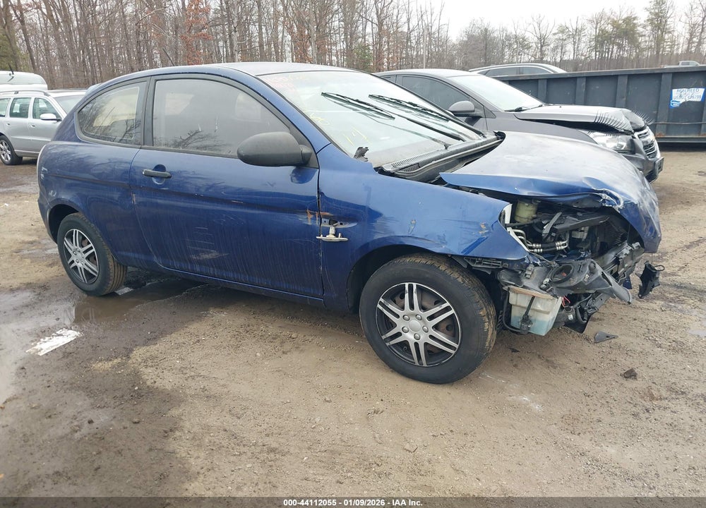 2008 HYUNDAI ACCENT GS VIN: KMHCM36C88U096447