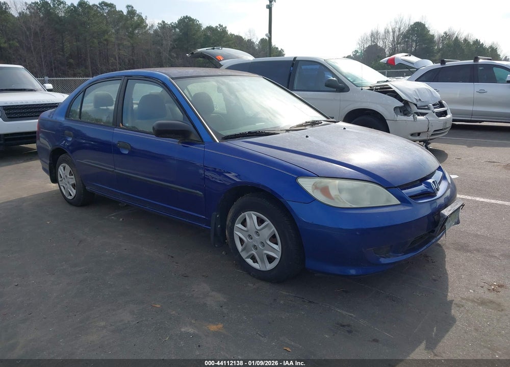 2005 HONDA CIVIC VP VIN: 1HGES16345L026342