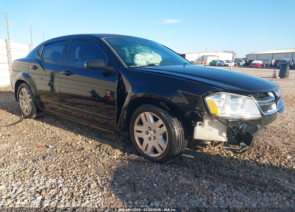 2012 DODGE AVENGER SE VIN: 1C3CDZAB6CN285224