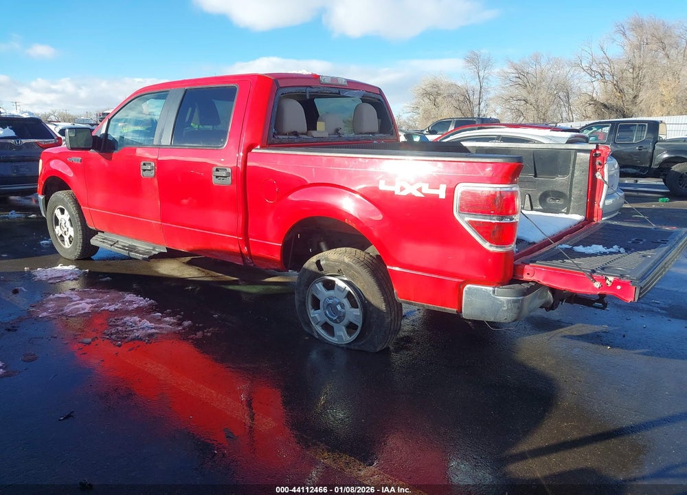 2011 FORD F-150 XLT VIN: 1FTFW1EF9BKD45157