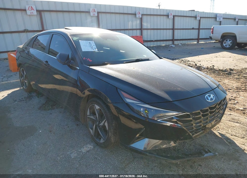 2022 HYUNDAI ELANTRA LIMITED VIN: 5NPLP4AG9NH053625