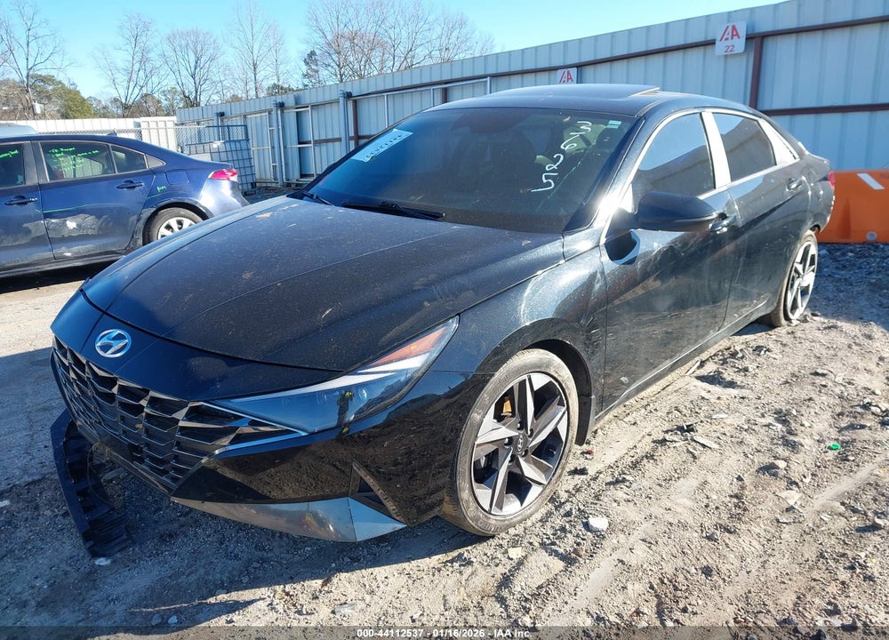 2022 HYUNDAI ELANTRA LIMITED VIN: 5NPLP4AG9NH053625