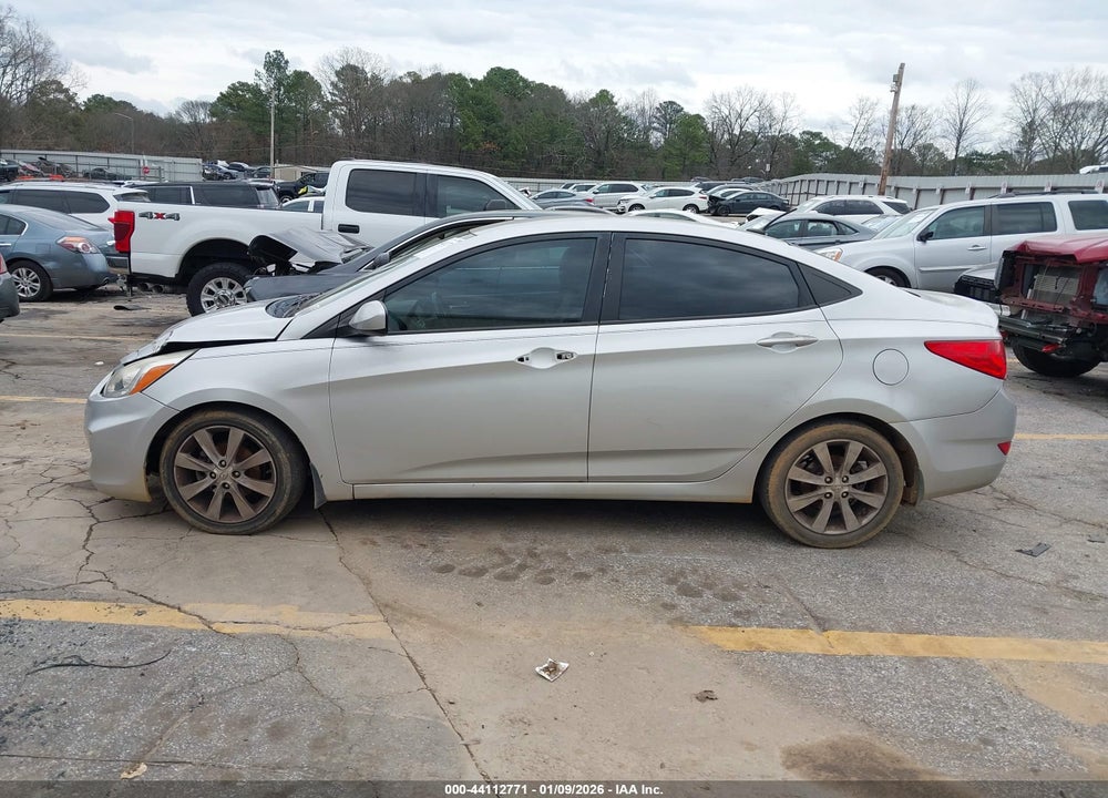 2014 HYUNDAI ACCENT GLS VIN: KMHCU4AE0EU595401