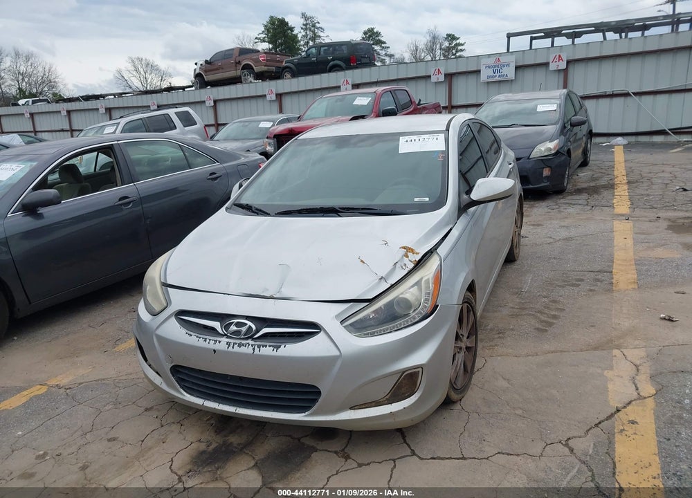 2014 HYUNDAI ACCENT GLS VIN: KMHCU4AE0EU595401