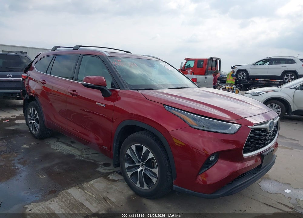 2021 TOYOTA HIGHLANDER HYBRID XLE VIN: 5TDHBRCH2MS038075