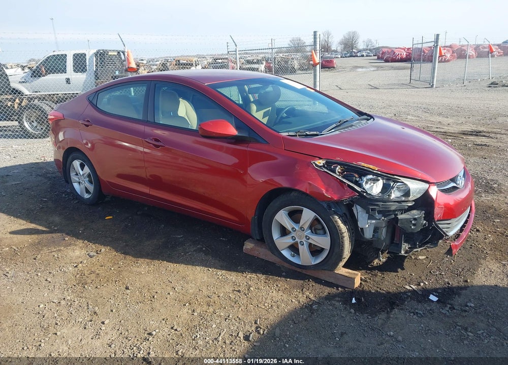2013 HYUNDAI ELANTRA GLS VIN: 5NPDH4AE3DH387275