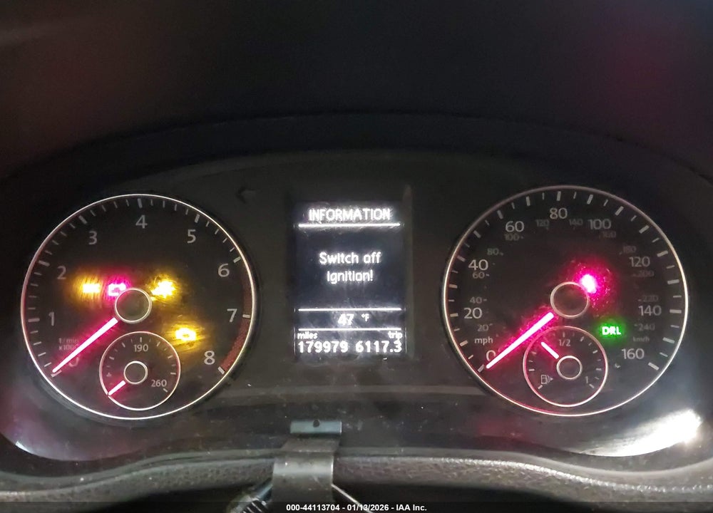 2012 VOLKSWAGEN PASSAT 3.6L V6 SEL PREMIUM VIN: 1VWCM7A34CC058440